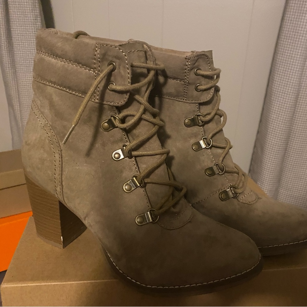 Tan boots